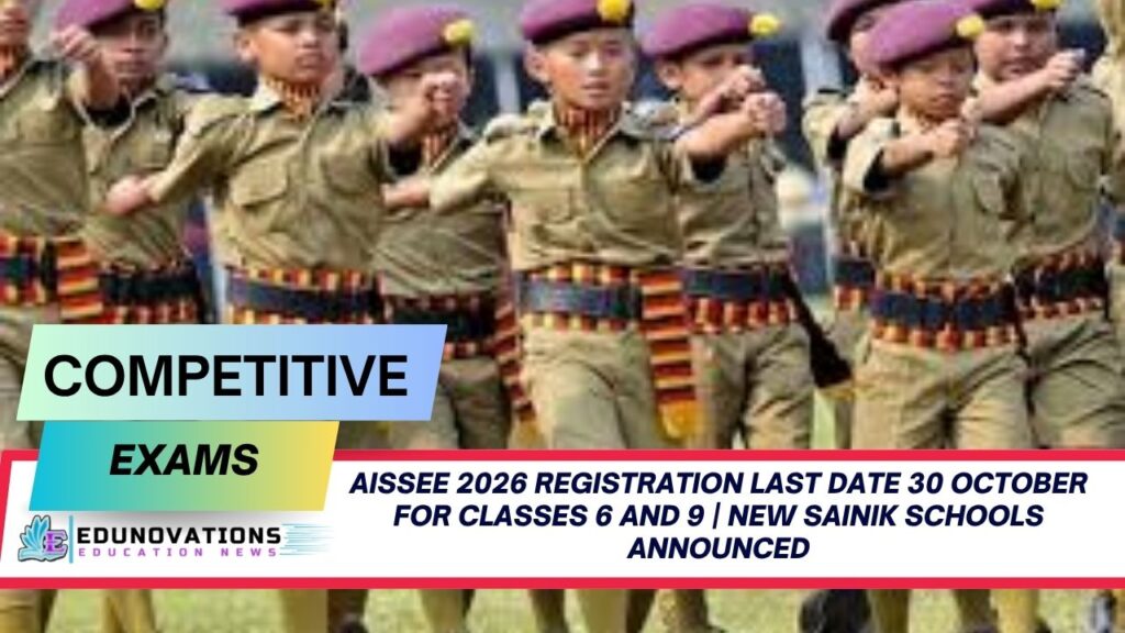 AISSEE 2026 Registration Last Date