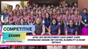 APSC JDO Recruitment 2025 admit card download Assam
