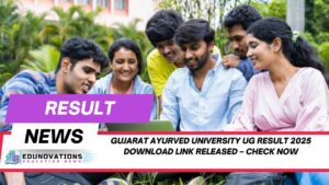 Gujarat Ayurved University UG result 2025 download link