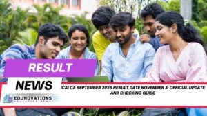 ICAI CA September 2025 Result