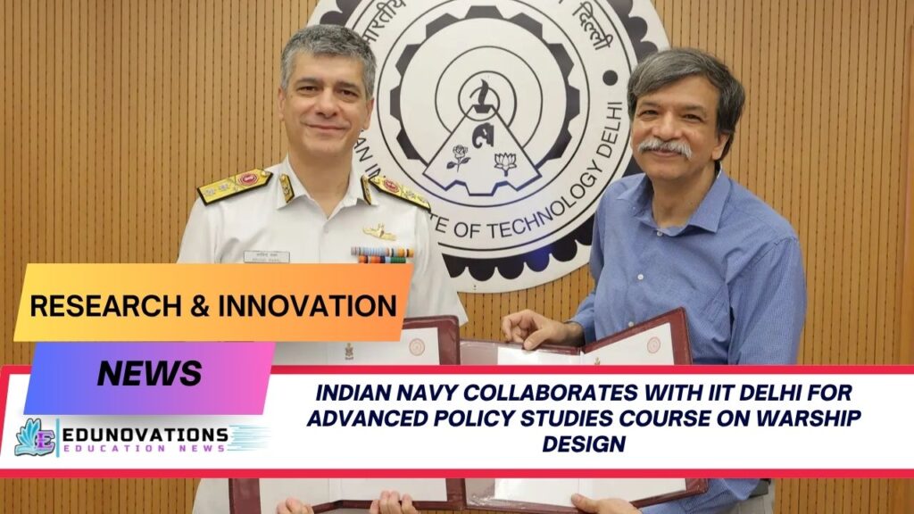 Indian Navy Collaborates with IIT Delhi