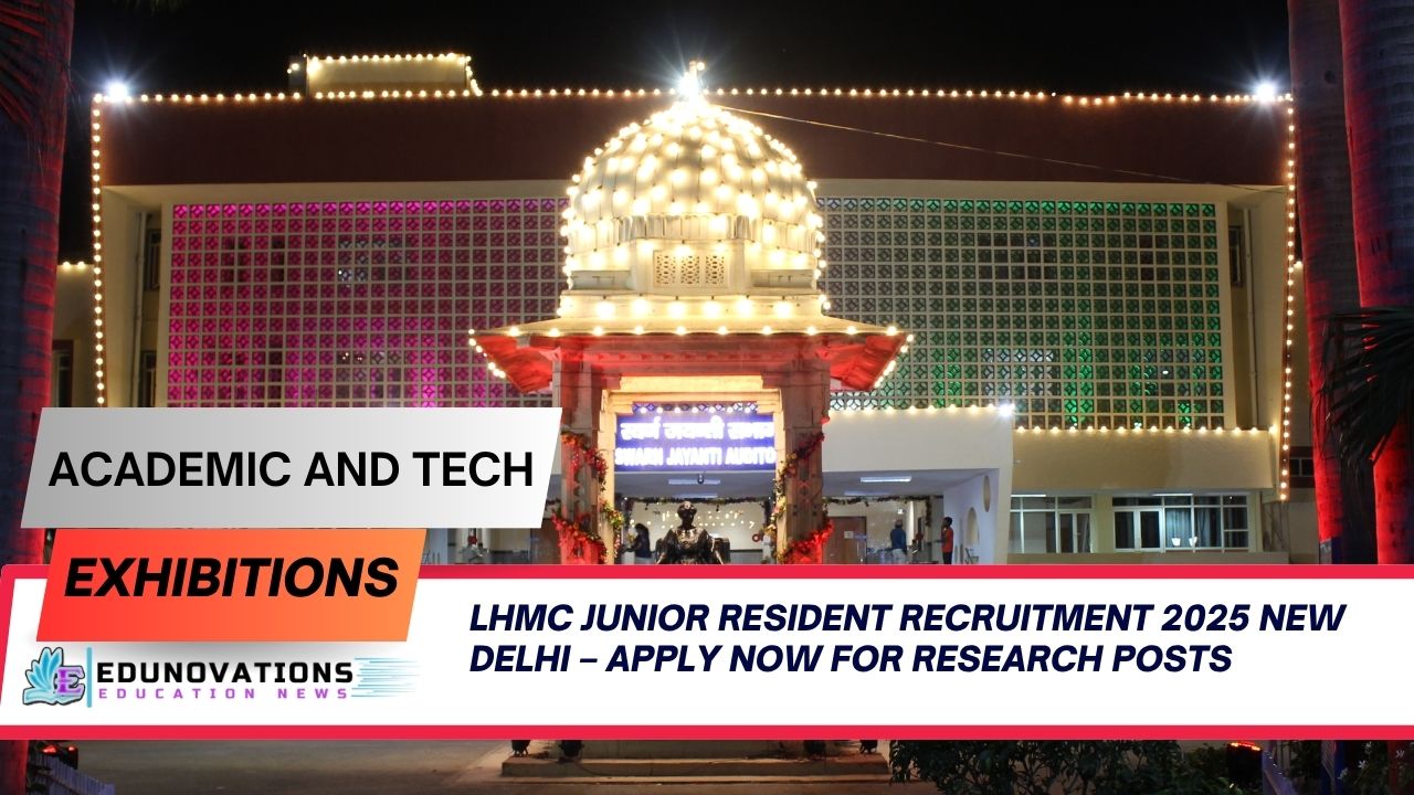 LHMC junior resident recruitment 2025 New Delhi