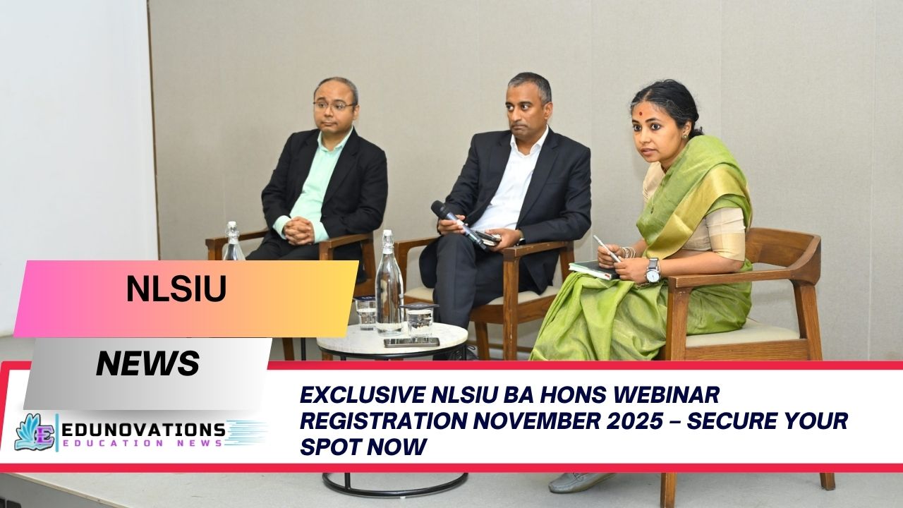 NLSIU BA Hons webinar registration November 2025
