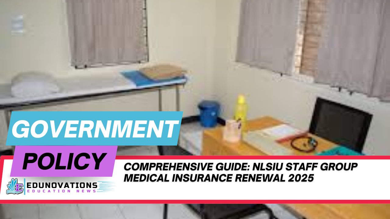 NLSIU staff group medical insurance renewal 2025