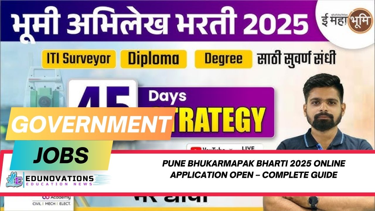 Pune Bhukarmapak Bharti 2025 Online Application