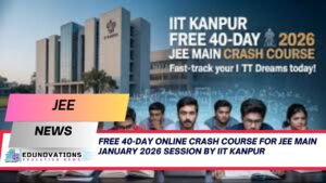 free 40-day online crash course for JEE Main January 2026 session
