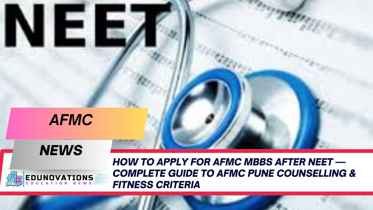 AFMC MBBS After NEET