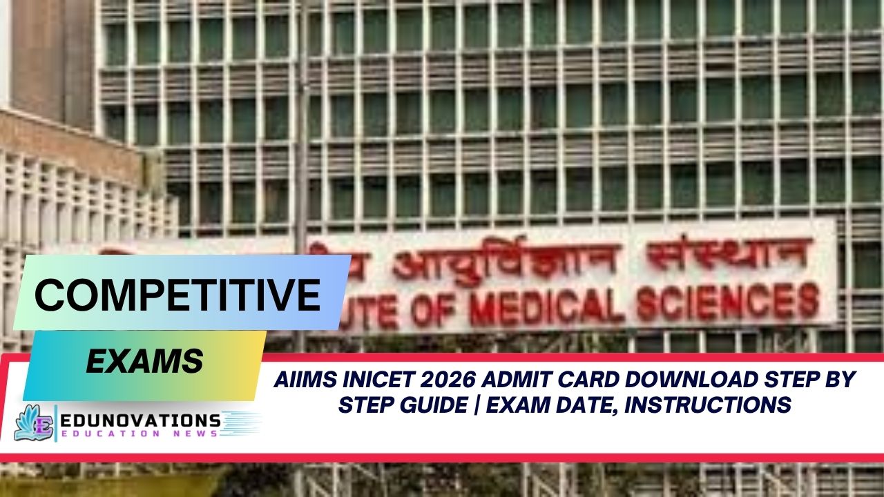 AIIMS INICET 2026 admit card download step by step guide