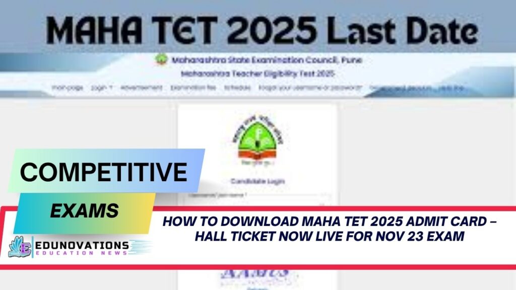 How to Download MAHA TET 2025 Admit Card