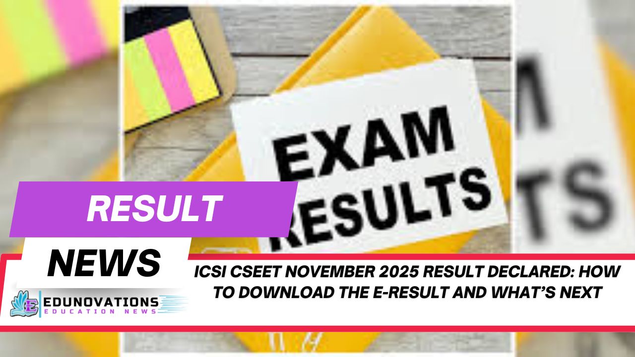 ICSI CSEET November 2025 Result