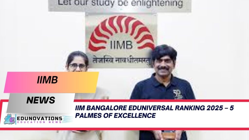 IIM Bangalore Eduniversal Ranking