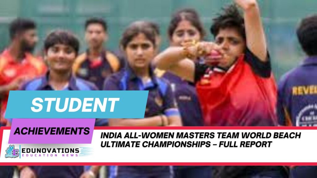 India all-women masters team World Beach Ultimate Championships