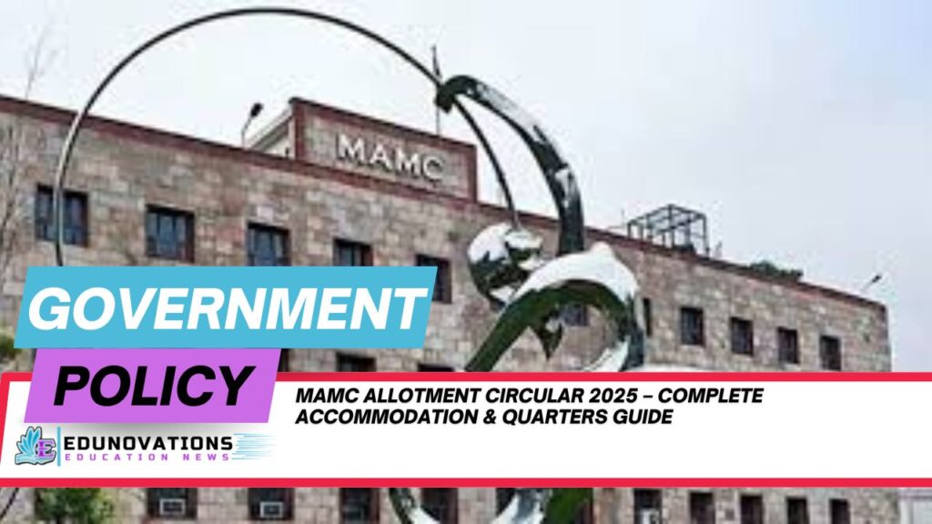 MAMC allotment circular