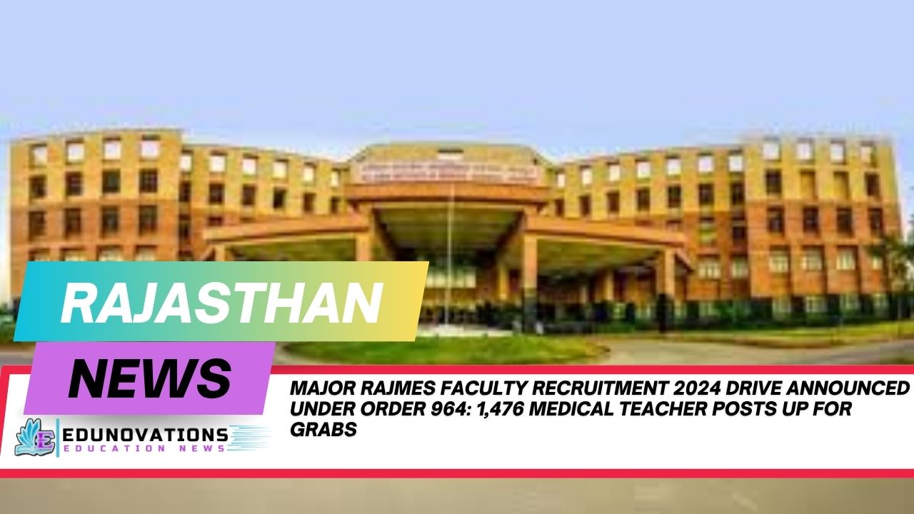 Major RajMES Faculty Recruitment