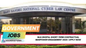 NLIU Bhopal short-term contractual manpower engagement 2025