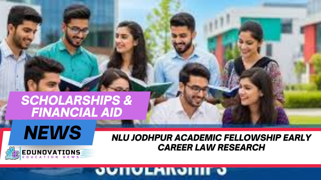 NLU Jodhpur academic fellowship early career law research