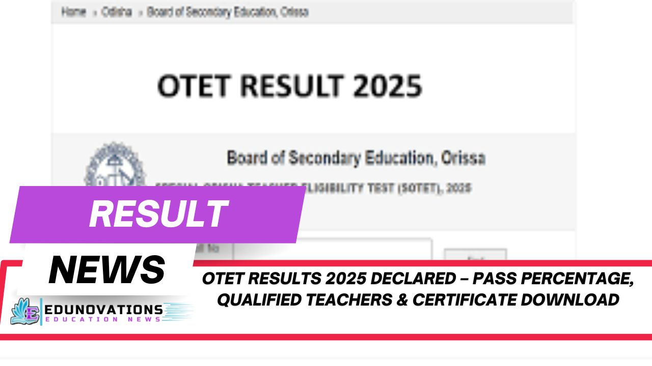 OTET results 2025