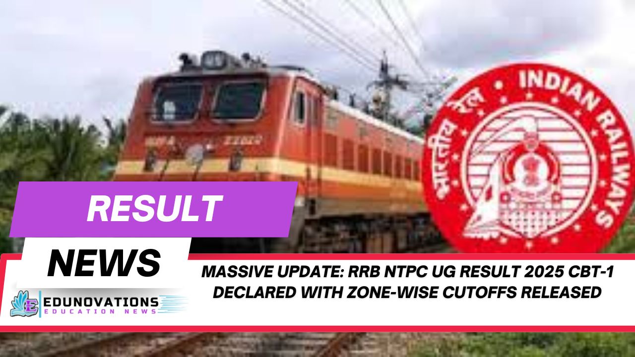 RRB NTPC UG Result 2025 CBT-1