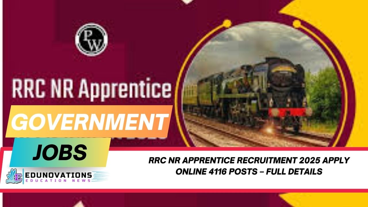 RRC NR apprentice recruitment 2025 apply online 4116 posts