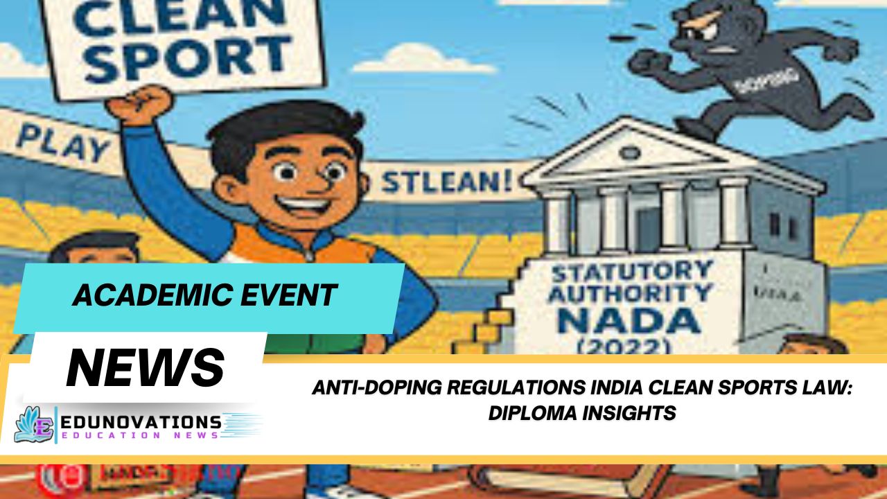 Anti-Doping Regulations India Clean Sports Law: Diploma Insights