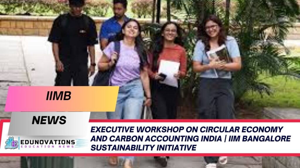 executive workshop on circular economy and carbon accounting India