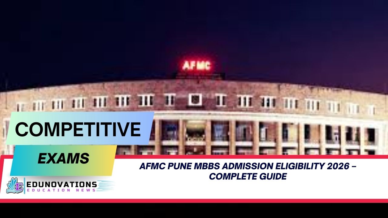 AFMC Pune MBBS admission eligibility 2026