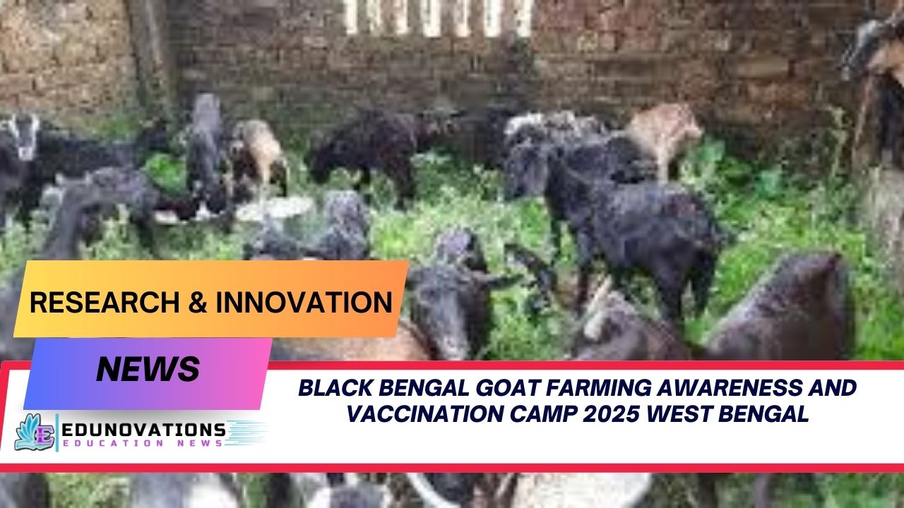 Black Bengal goat farming awareness and vaccination camp 2025 West Bengal