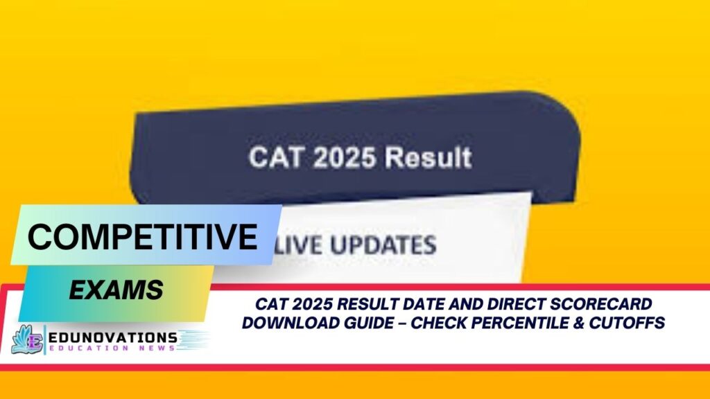 CAT 2025 result date and direct scorecard download guide