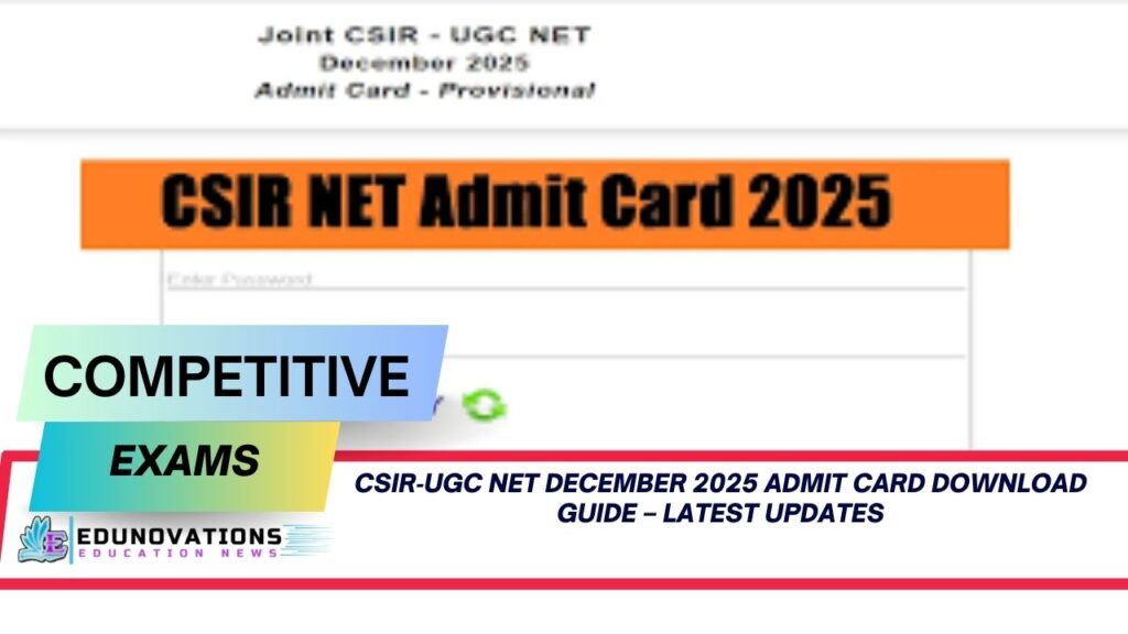 CSIR‑UGC NET December 2025 Admit Card Download