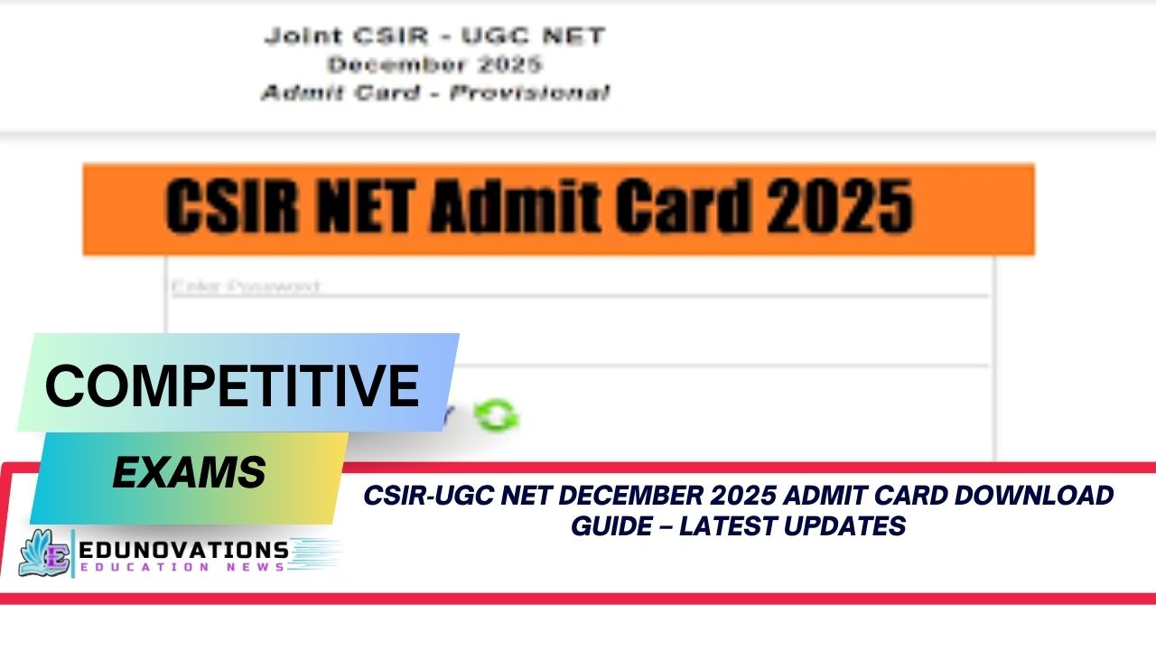 CSIR‑UGC NET December 2025 Admit Card Download