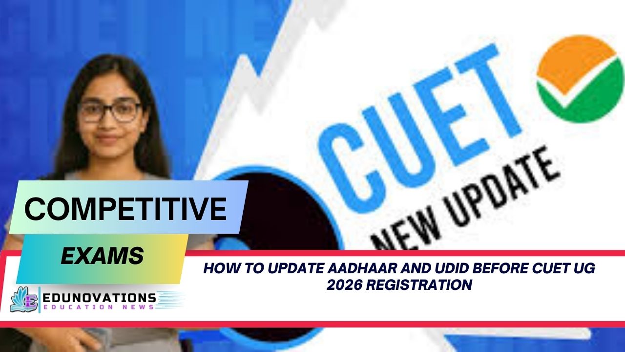 How to update Aadhaar and UDID before CUET UG 2026 registration