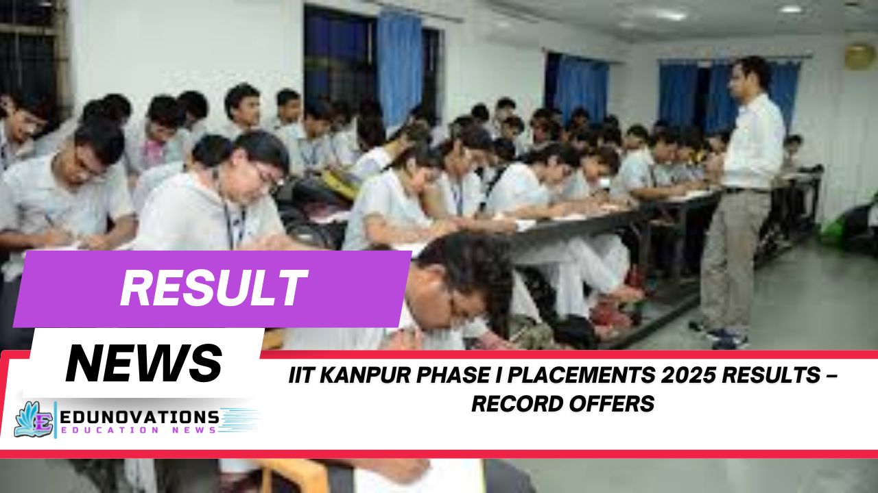 IIT Kanpur Phase I placements 2025 results