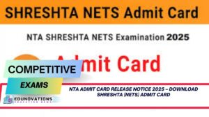 NTA Admit Card Release Notice 2025