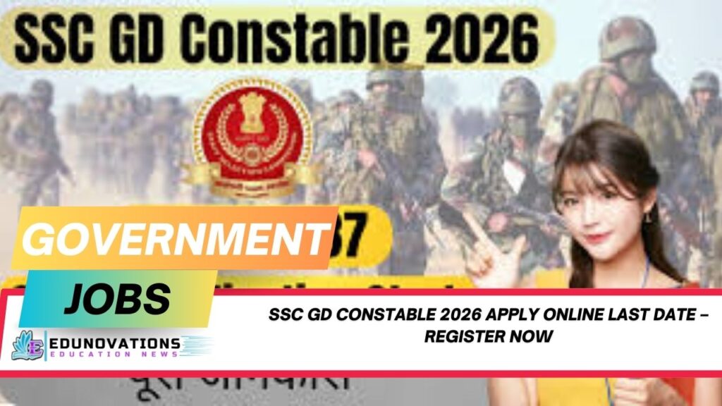 SSC GD Constable 2026 apply online last date
