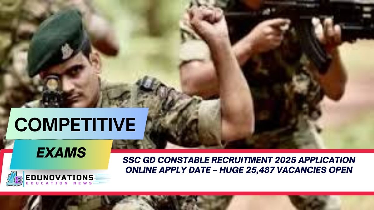 SSC GD Constable recruitment 2025 application online apply date