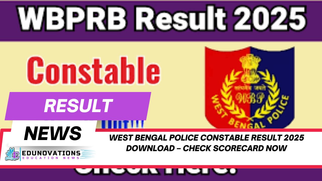 West Bengal Police Constable result 2025 download