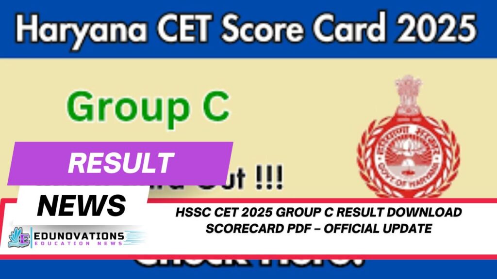 hssc cet 2025 group c result download scorecard pdf