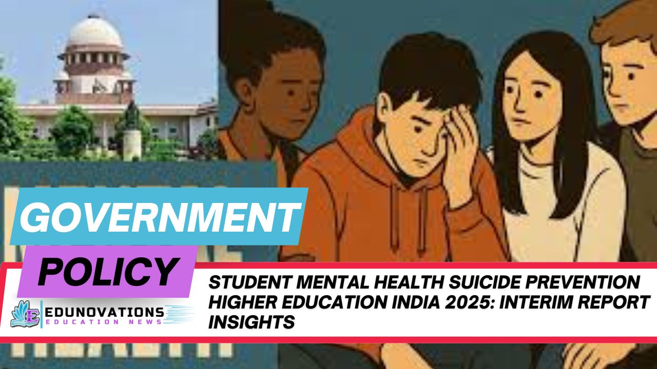 student mental health suicide prevention higher education India 2025