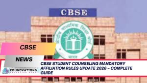 CBSE student counseling mandatory affiliation rules update 2026