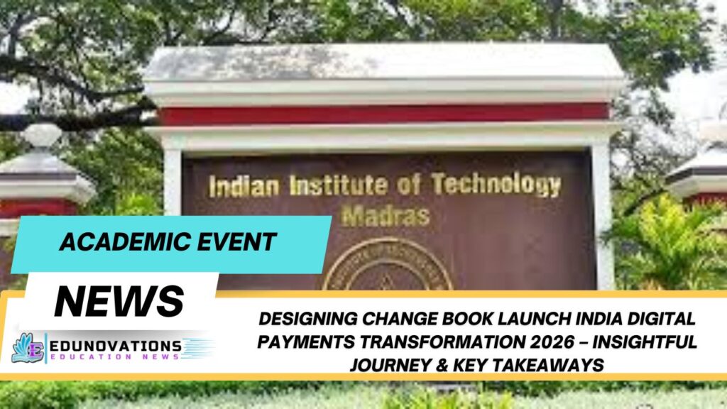 Designing Change book launch India digital payments transformation 2026