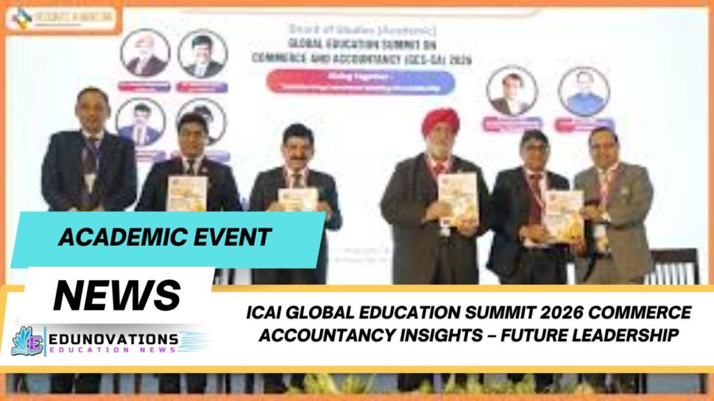ICAI Global Education Summit 2026 commerce accountancy insights