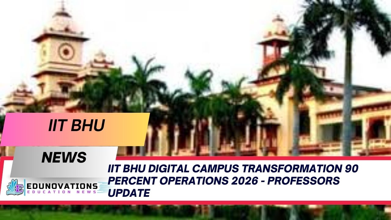 IIT BHU digital campus transformation 90 percent operations 2026