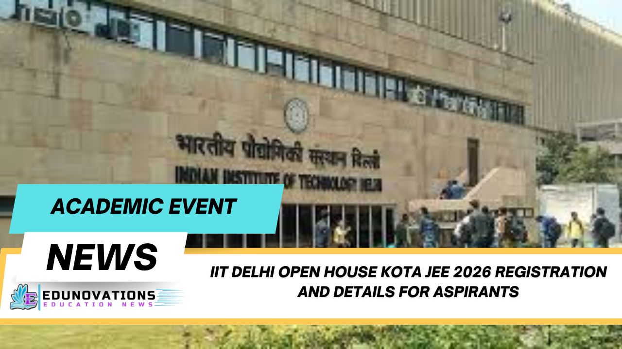 IIT Delhi Open House Kota JEE 2026 registration and details