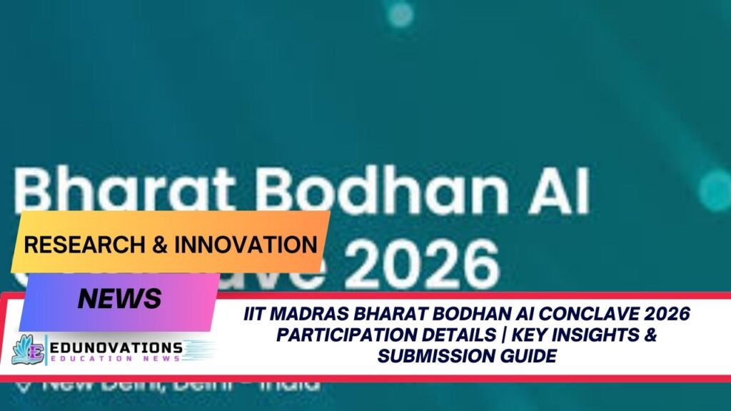 IIT Madras Bharat Bodhan AI Conclave 2026 participation details