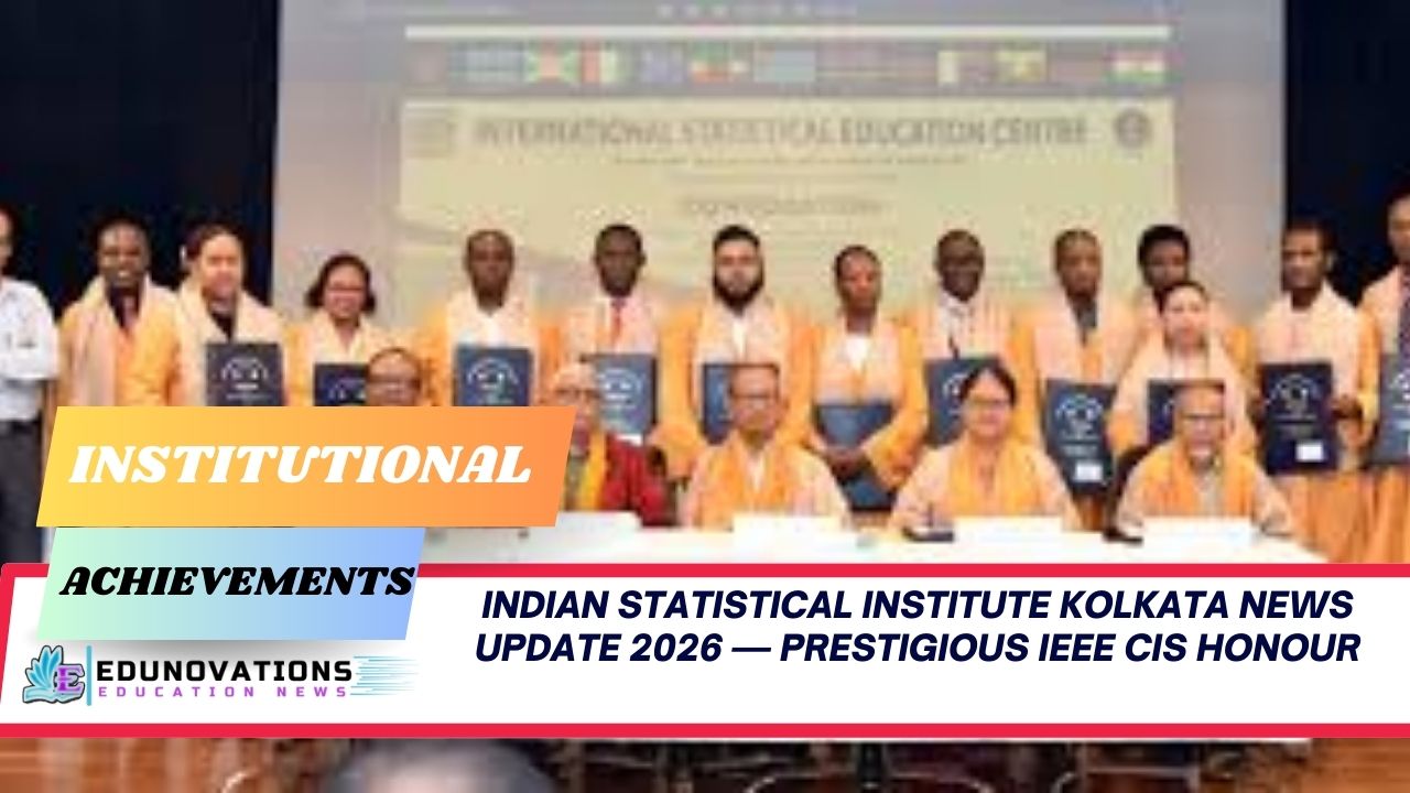 Indian Statistical Institute Kolkata news update 2026