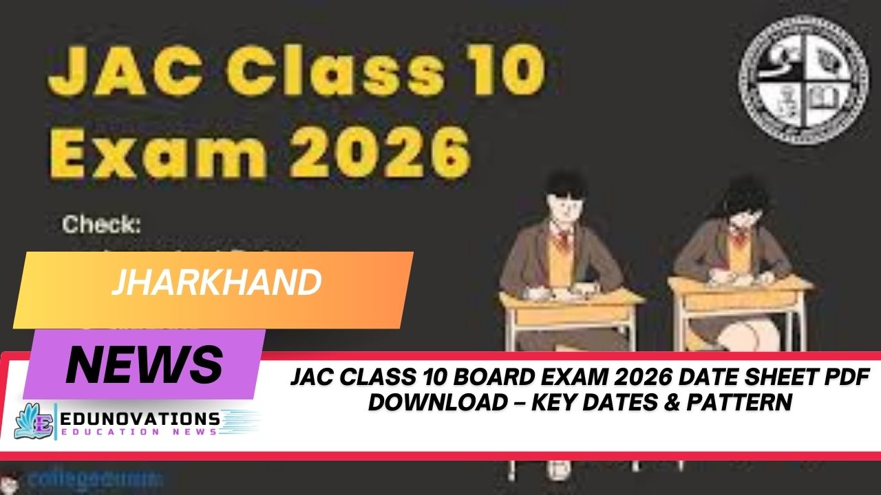 JAC Class 10 Board Exam 2026 Date Sheet PDF Download