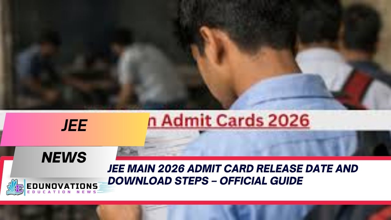JEE Main 2026 admit card release date and download steps