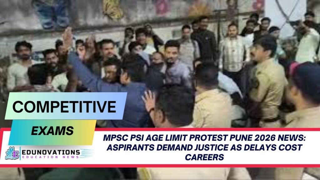 MPSC PSI age limit protest Pune 2026 news