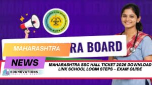 Maharashtra SSC Hall Ticket 2026 download link school login steps