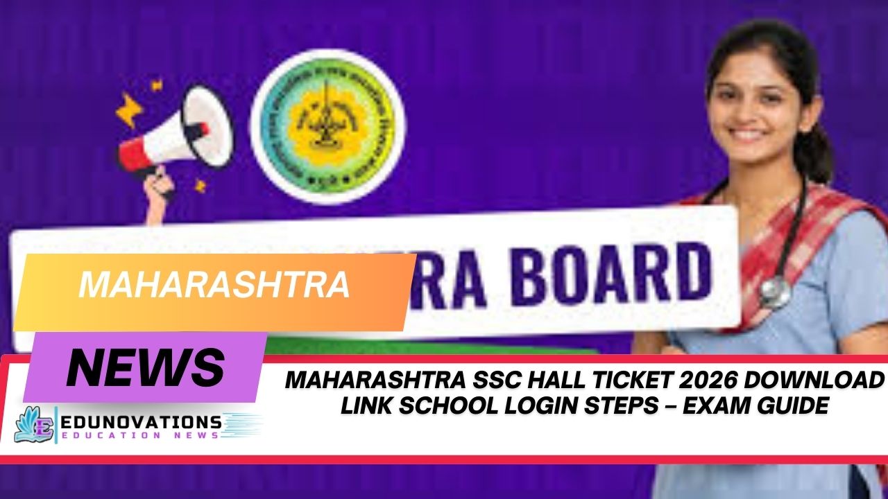 Maharashtra SSC Hall Ticket 2026 download link school login steps